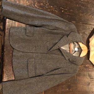 J Crew grey wool blazer, Size 8